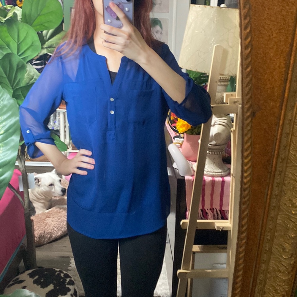 Express 3/4 sleeve blouse